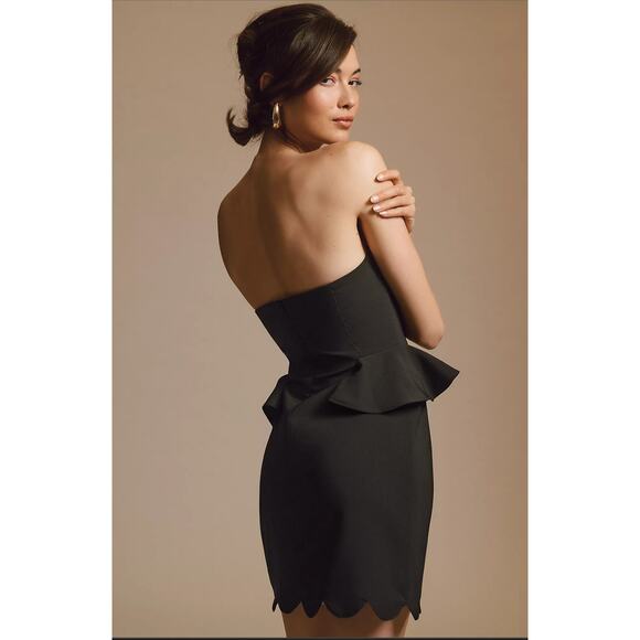 Eva Franco Strapless Peplum Dress - New Size 8 - Picture 3 of 5